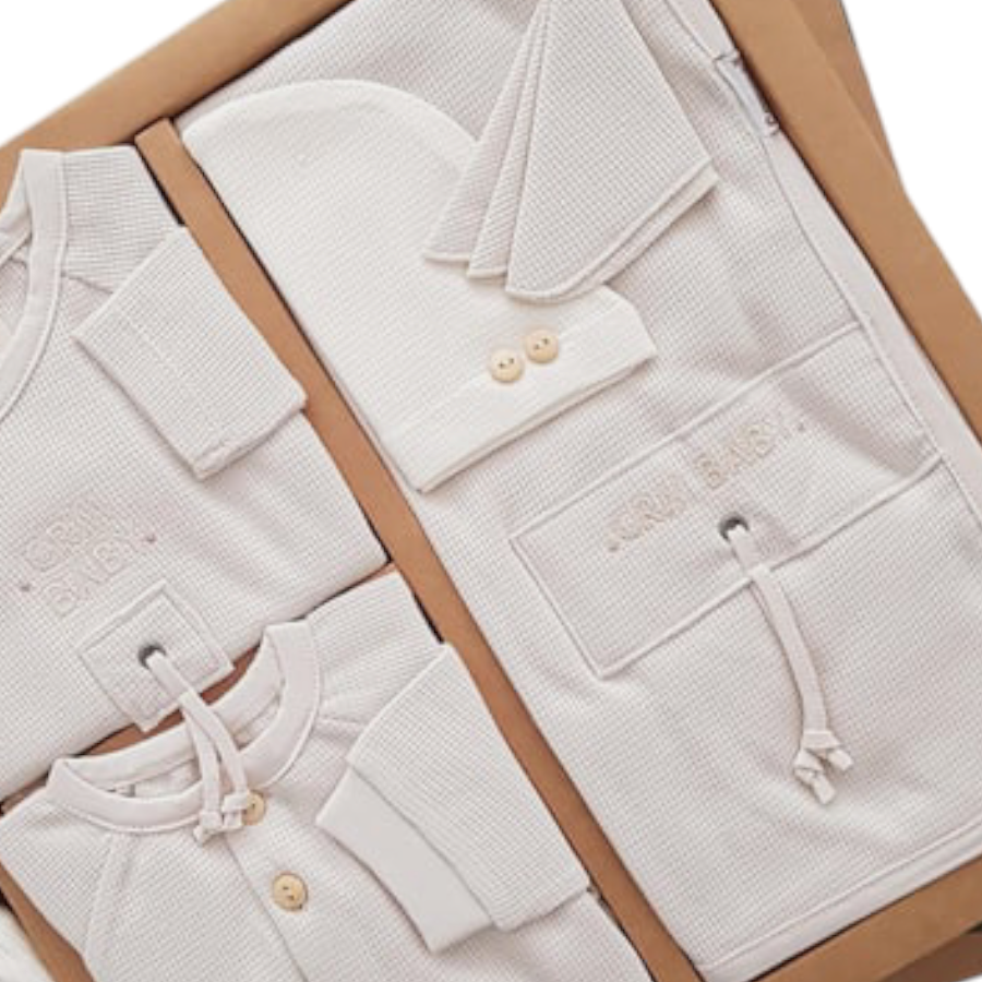 Caramell 1310 CRM Baby Baskılı Organik 10lu Set