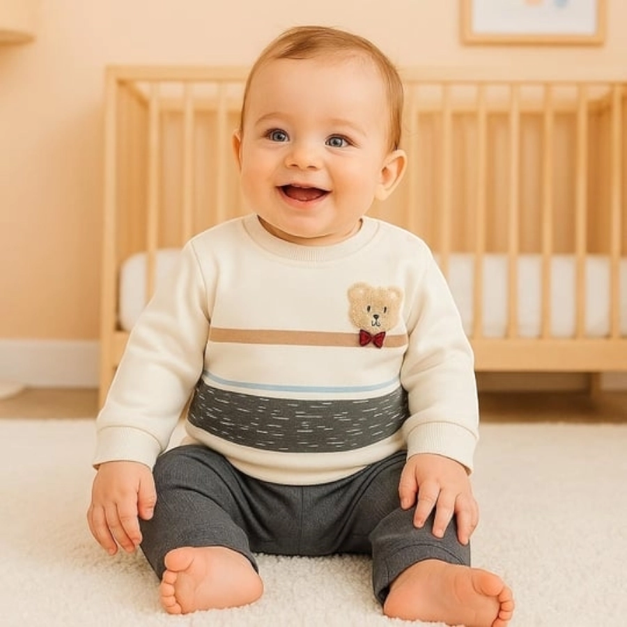 Wow 10669 Etek Ucu Düğmeli 2li Takım