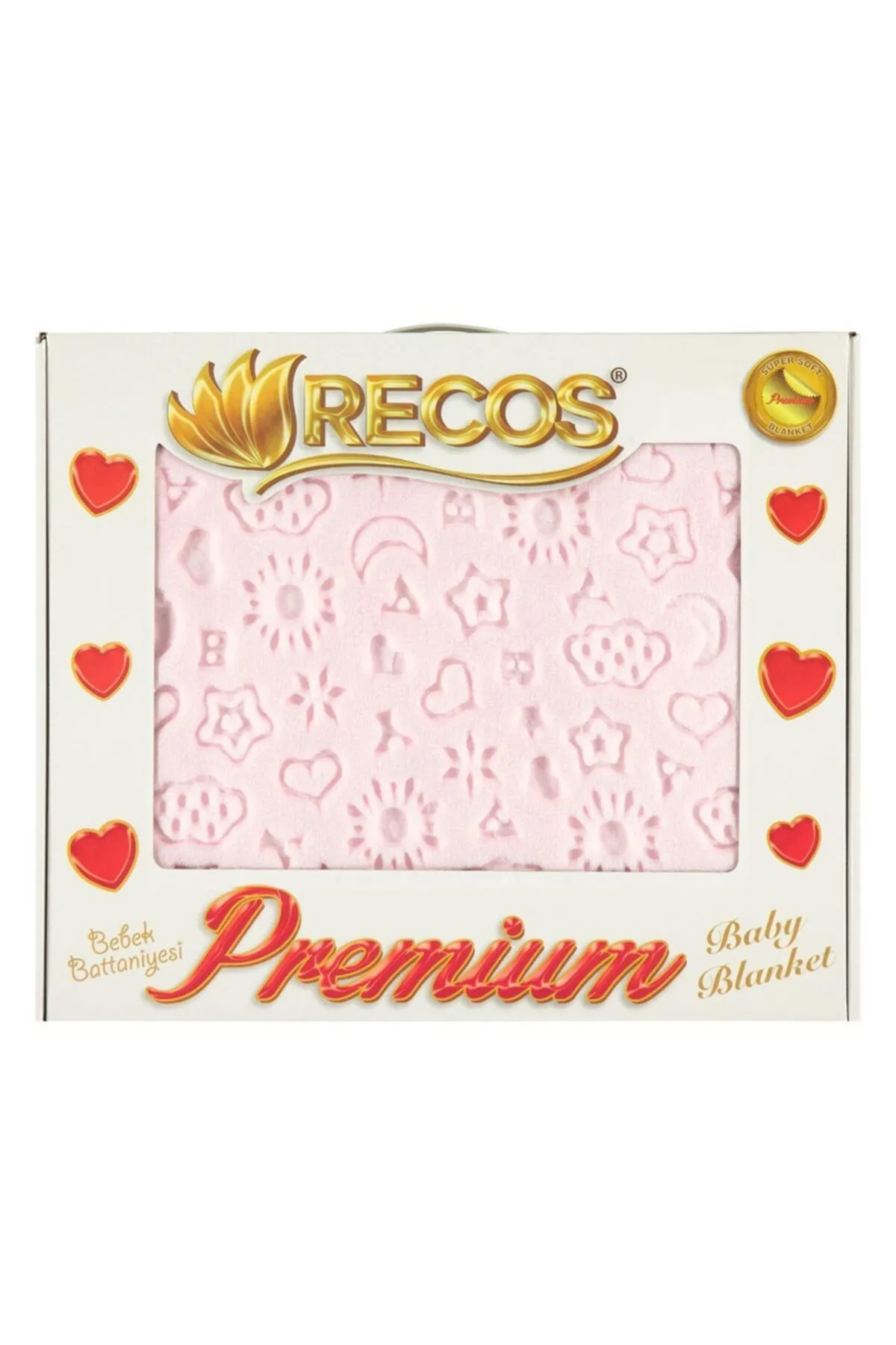 Recos Premium 4772 Peluş Bebek Battaniyesi