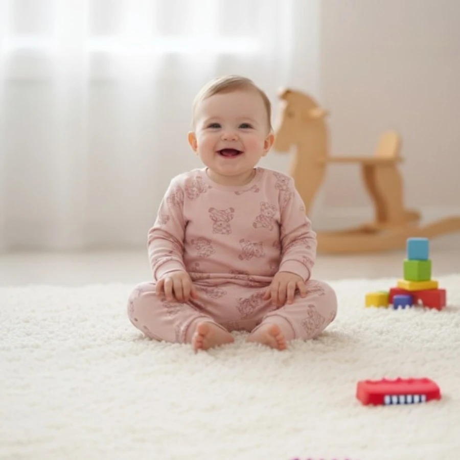 Miniworld 18515 Cute Bear Baskılı Pijama Takımı