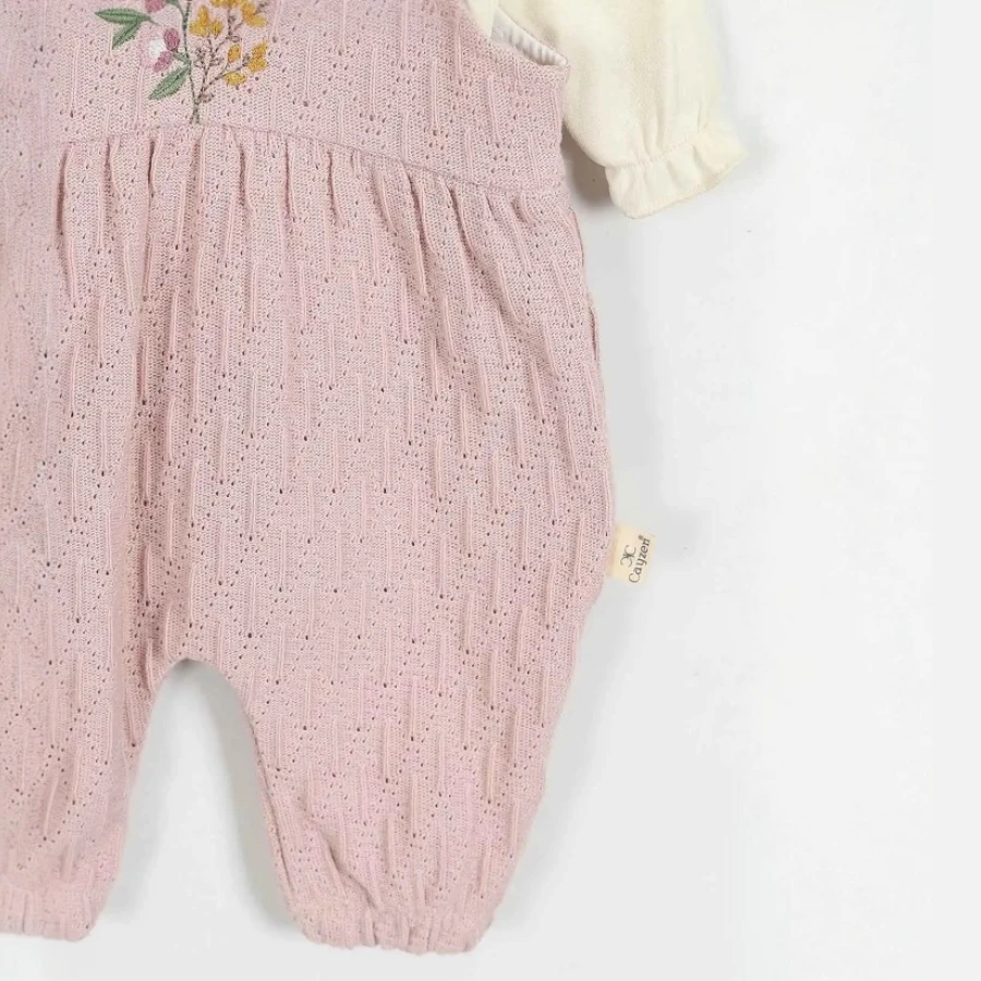 Mini Cayzen 11201 Triko Jakarlı Salopet Takım