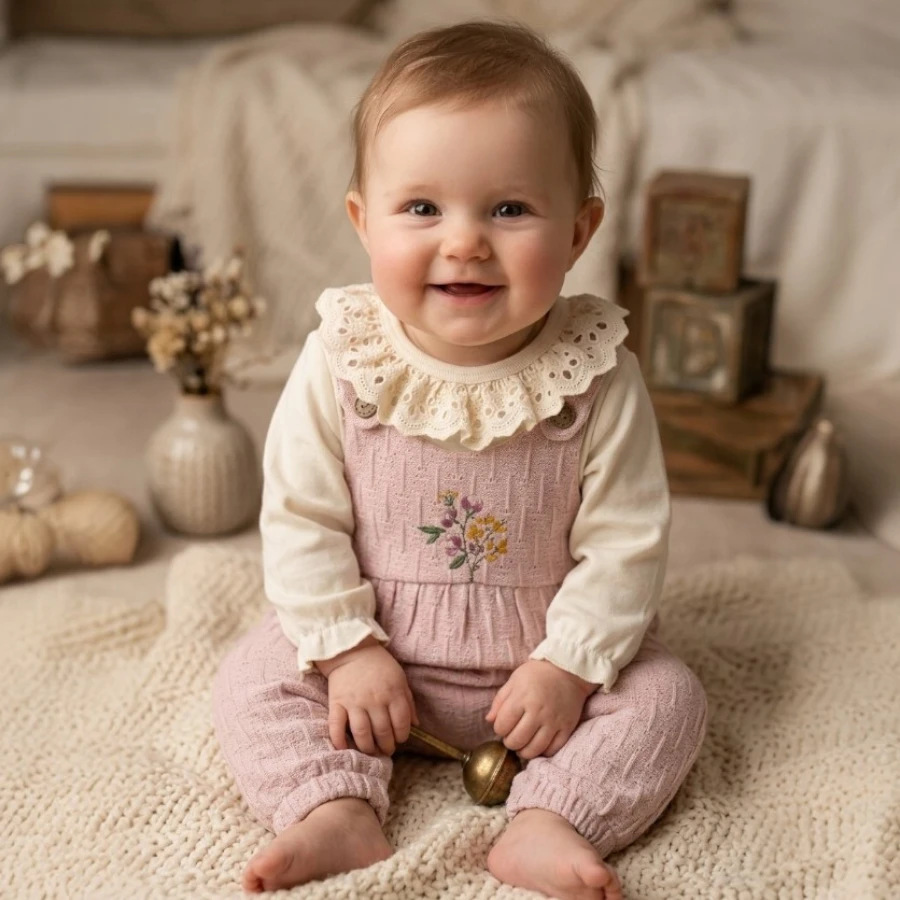 Mini Cayzen 11201 Triko Jakarlı Salopet Takım