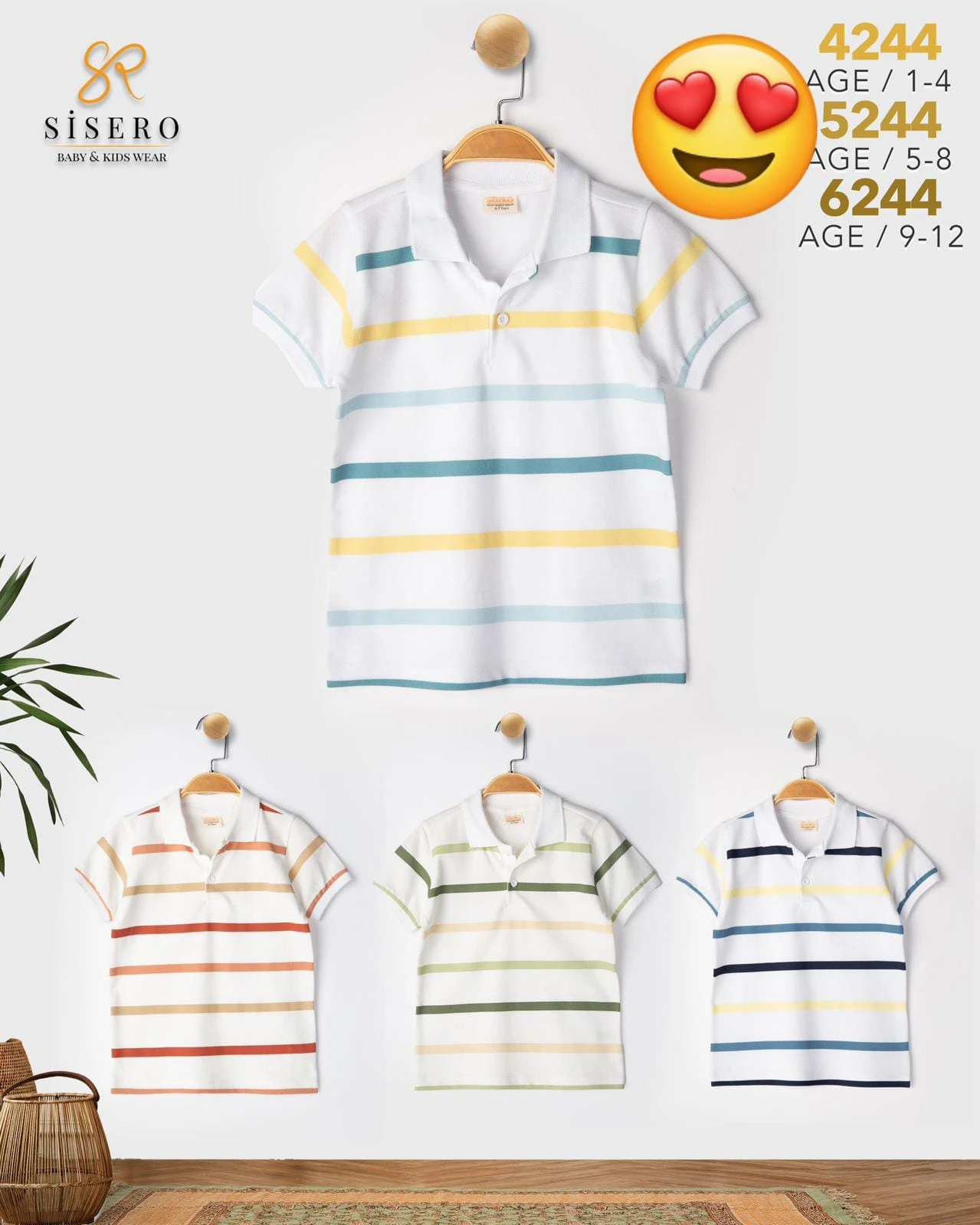 Sisero 4244 Çizgiliı Tişört