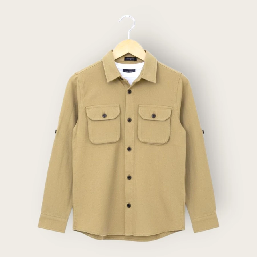 Mojo Kids 21193 Körük Cepli Gömlek Tişört Takım