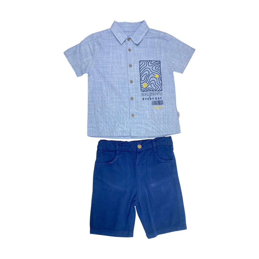 West Kids 324766 Topograhy Erkek 2li Takım