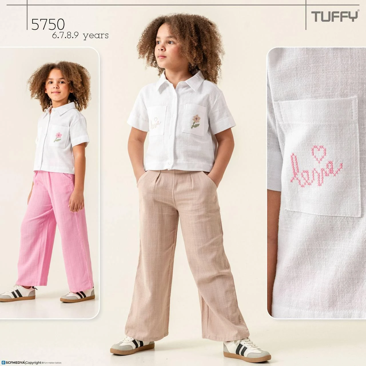 Tuffy 5750 Keten Pantolonlu Takım
