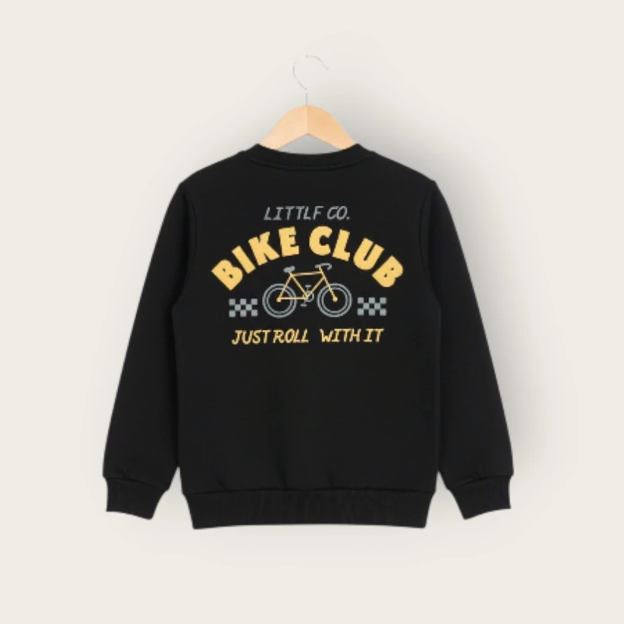 Wenge 53161 Bisiklet Baskılı Erkek Sweat