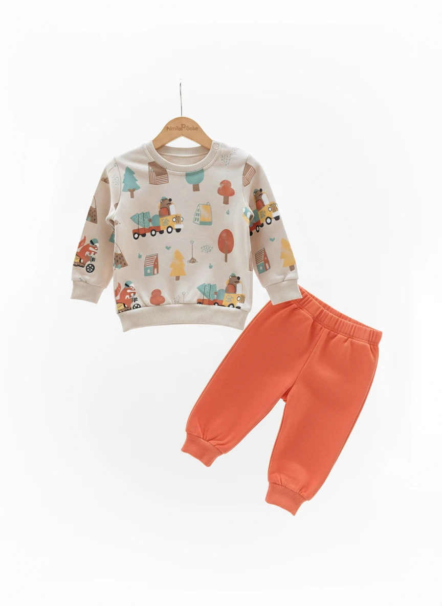 Meleka 2305 Taşıtlar Baskılı 2li Takım