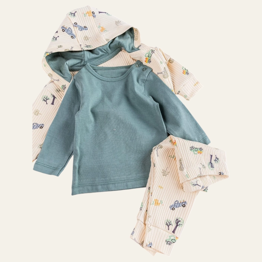 Melisa 2421 Fitilli Ceketli 3lü Takım