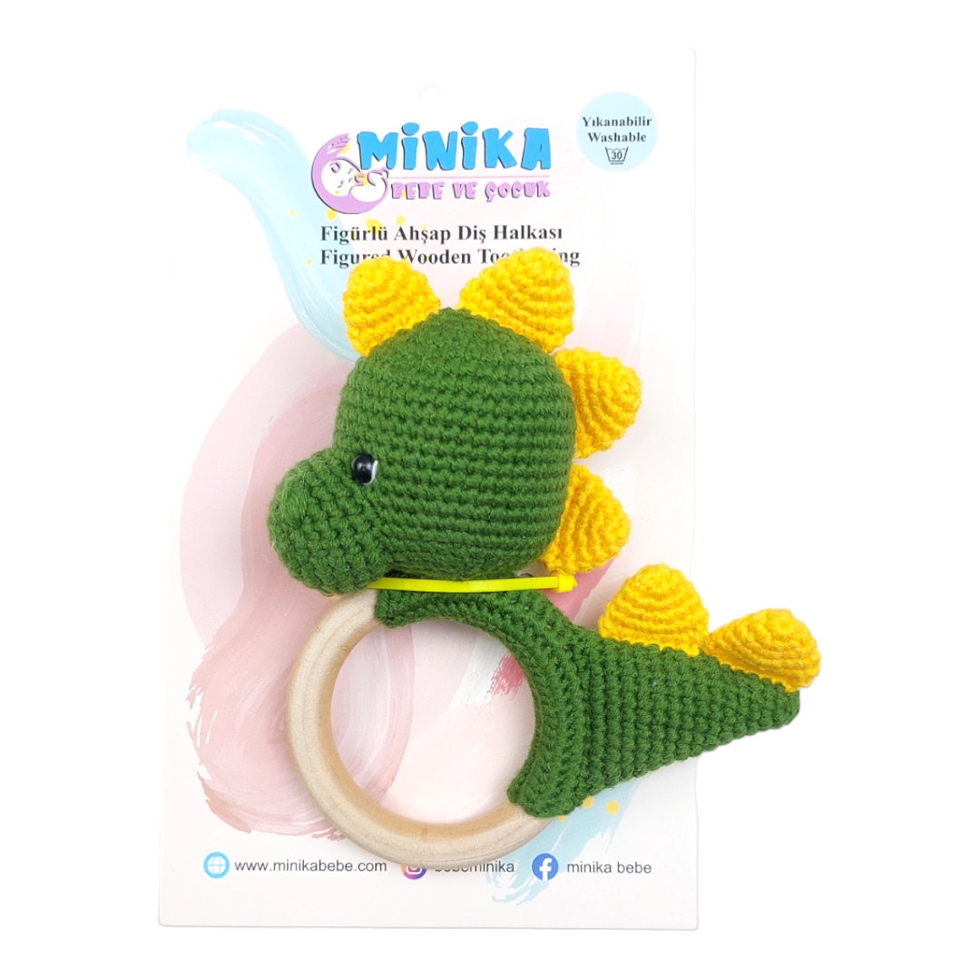 Minika Bebe 869008 Organik Amigurumi Dişlik Ejderha