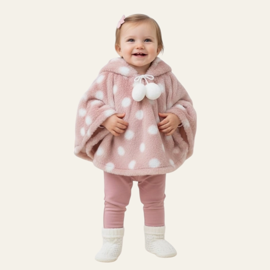 Elci 8455 Peluş Pelerinli 3lü Takım