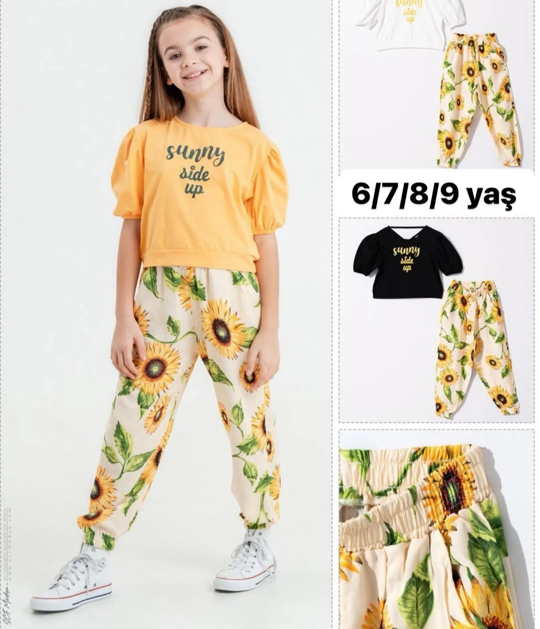 Tuffy 13101 Sunny Baskılı Pantolonlu Takım