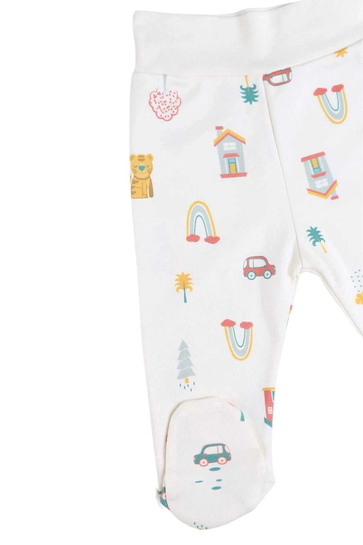 Babycan 9341 Aslancık Baskılı 3lü Zıbın Set