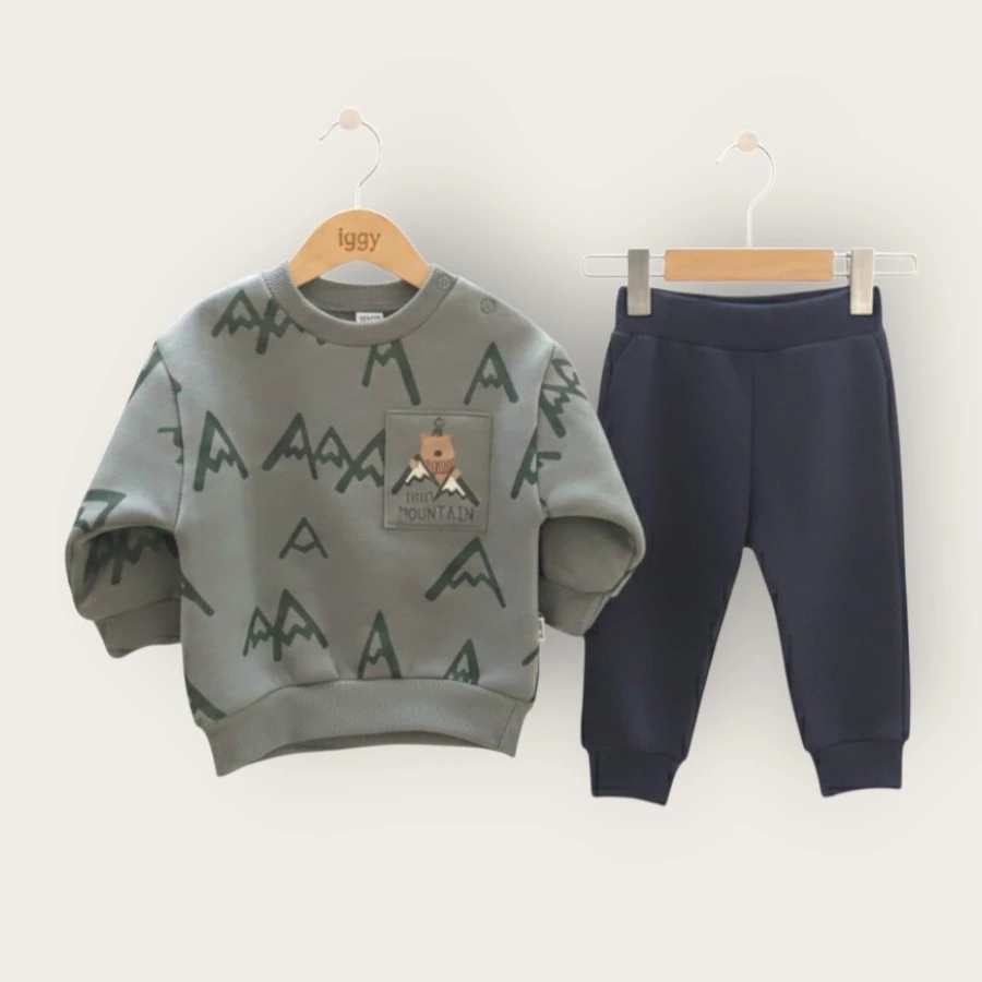 İggy 123316 Mountain Şardonlu Erkek 2li Takım