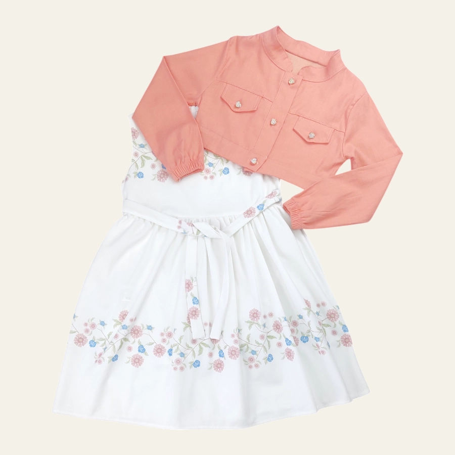 Burç Kids 2504 Bolero Ceketli Elbise