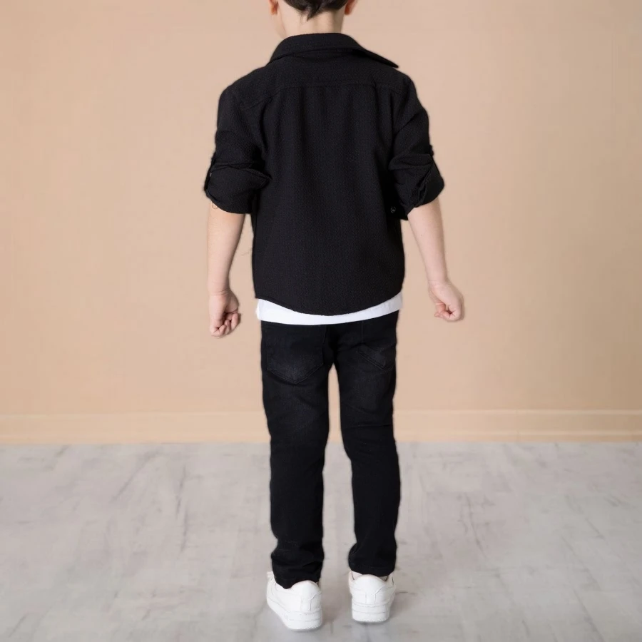 Wikiland 4786 Gömlekli 3lü Takım