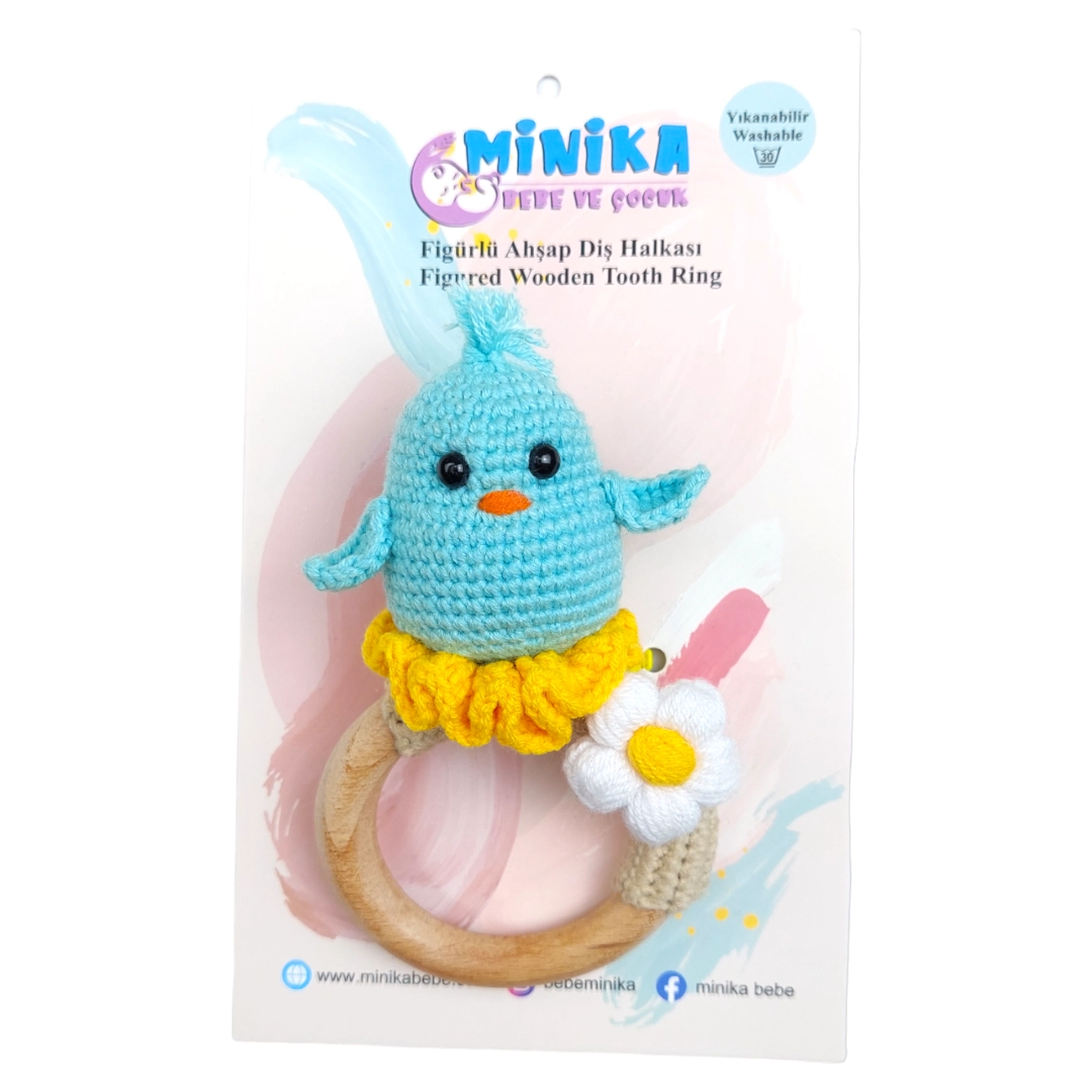 Minika Bebe 869009 Organik Amigurumi Dişlik Civciv