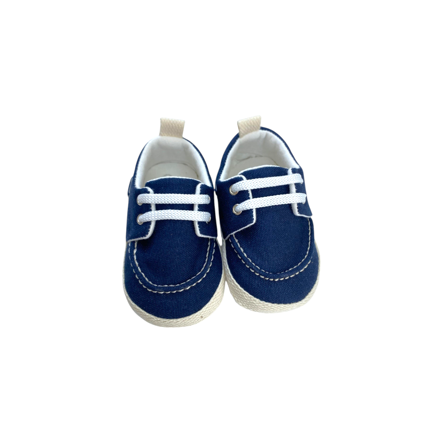 Leoncino 5203 Bağcıklı Organik Bebek Patik