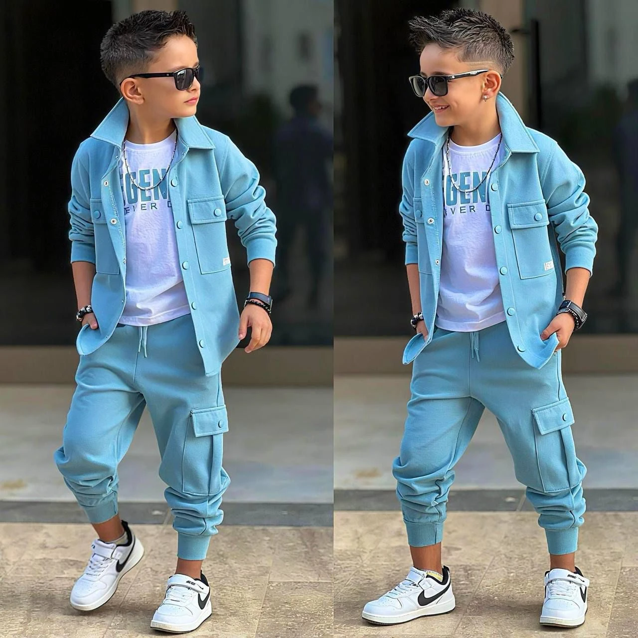 Bam Bam 60303 Legends Baskılı Ceketli 3lü Takım